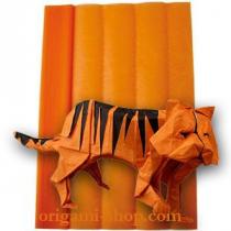 Rouleau Papier de soie orange Maildor 50x75 cm 24 feuilles scrapbooking origami